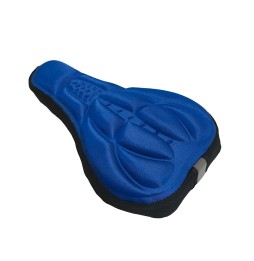 Funda anatómica de asiento para bicicleta AZUL