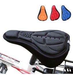 Funda anatómica de asiento para bicicleta AZUL