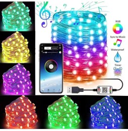 Luces de Navidad LED Inteligentes Bluetooth