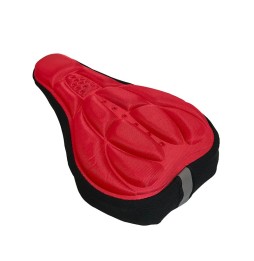 Funda anatómica de asiento para bicicleta ROJO