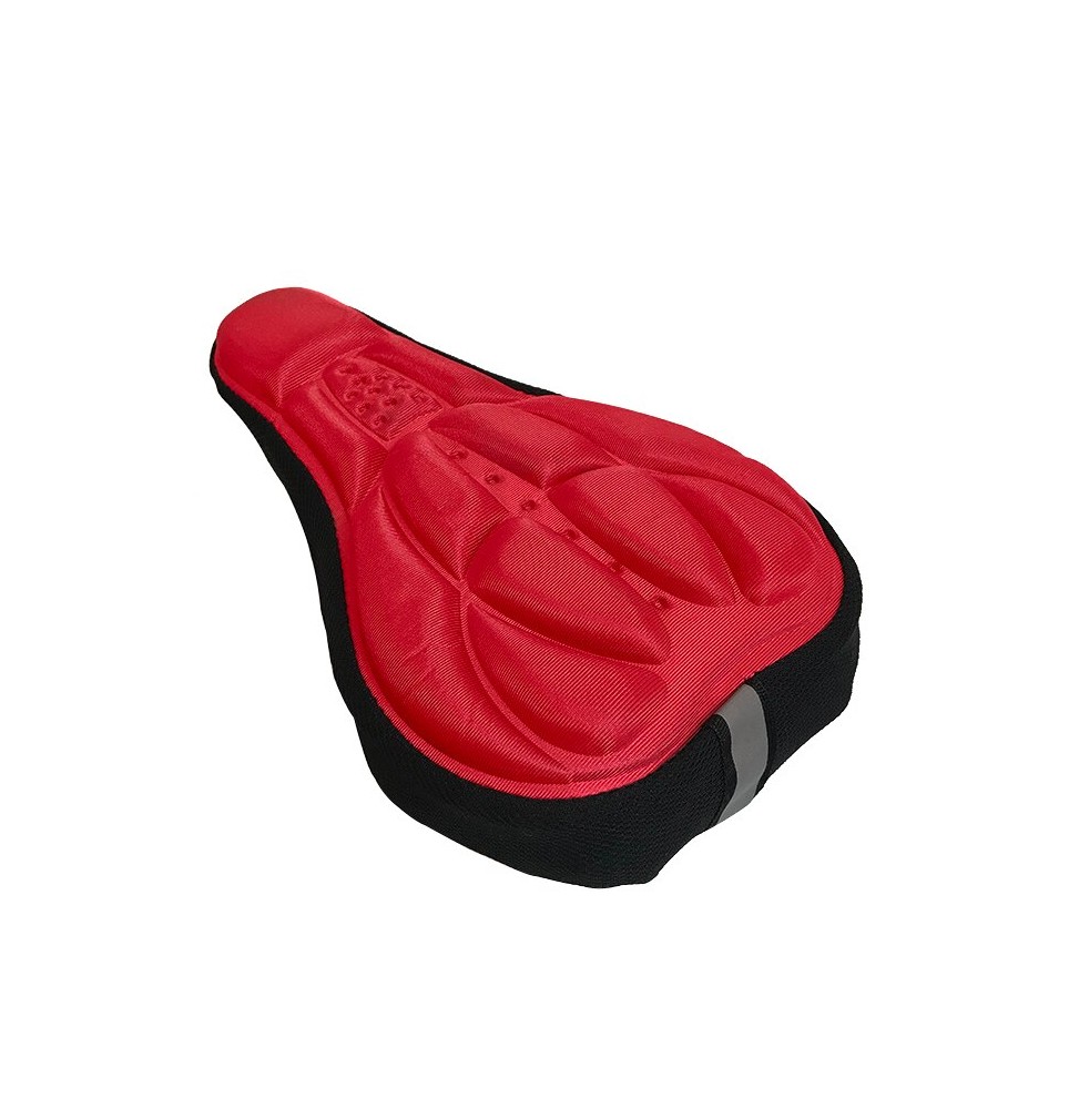 Funda anatómica de asiento para bicicleta ROJO